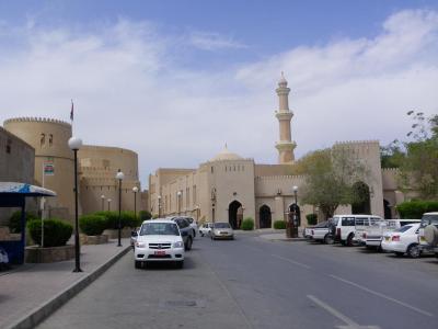 Vue depuis l'extérieur de l'enceinte