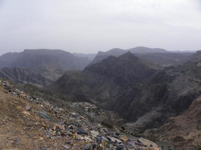 Plateau de Saiq - Vallée profonde