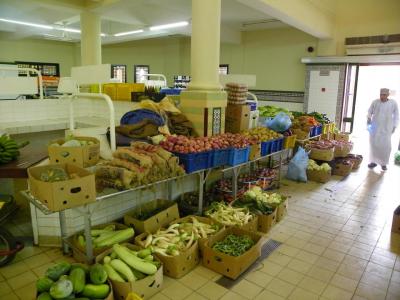 Souk aux fruits et légumes
