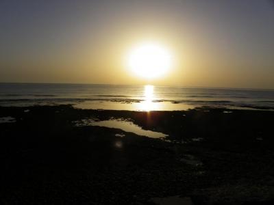 Lever de soleil sur la mer